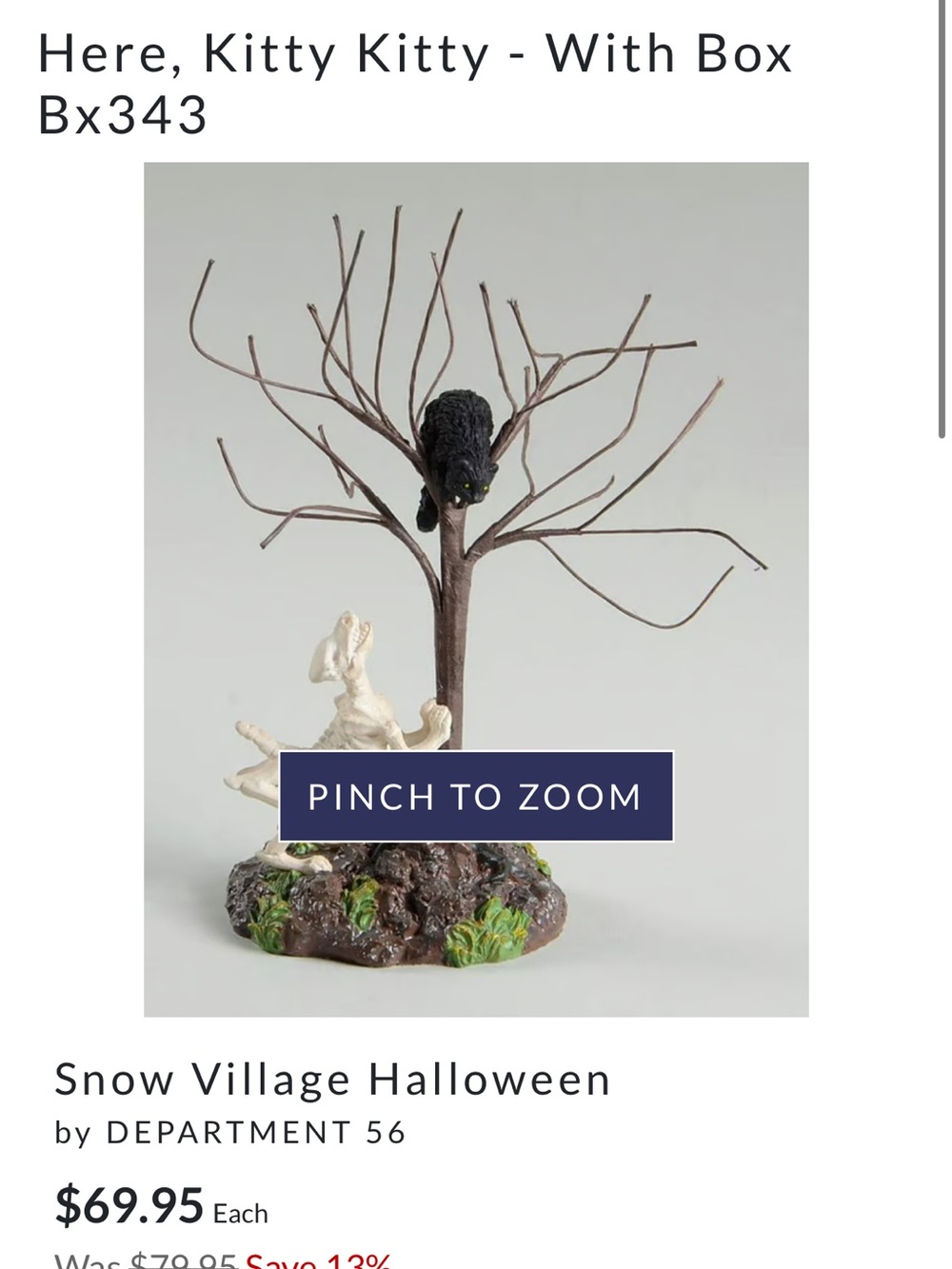 Department 56 Snow Village Halloween Figurine